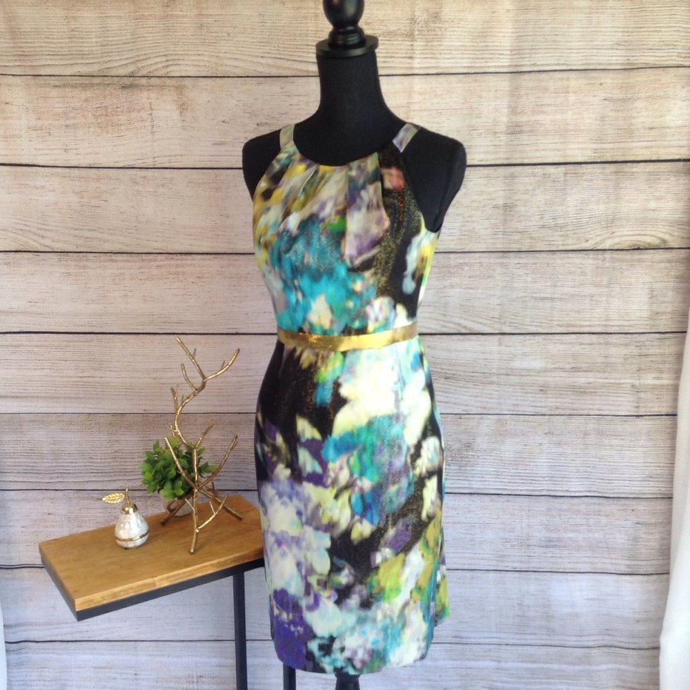 Elie Tahari Watercolor Dress - Picture 3 of 17